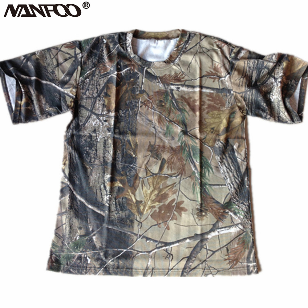 Hunting And Outdoor Shows - Men’s Summer Short-Sleeved T-Shirt Round Collar