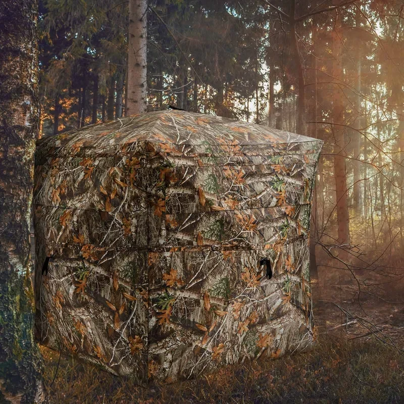 Outdoor Hunting Tent - 2-3 Person Outdoor Camping Hunting Camouflage