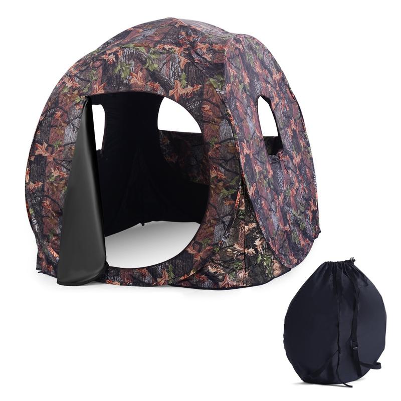Hunting & Outdoor As - 3 Person Pop Up Hunting Tent,