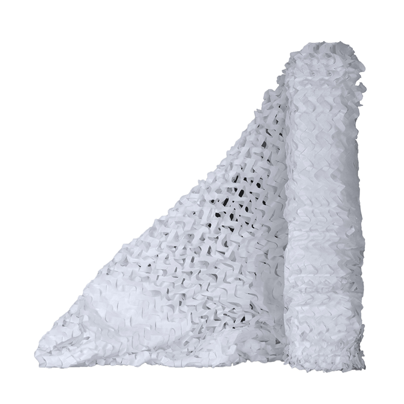 Outdoor Hunting Tent - Camouflage Netting White 1.5Mx2 3 4