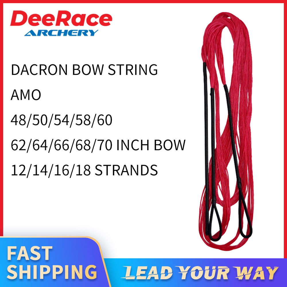 Bow Stringer Tool - DeeRace Recurve Bow String Red Dacron