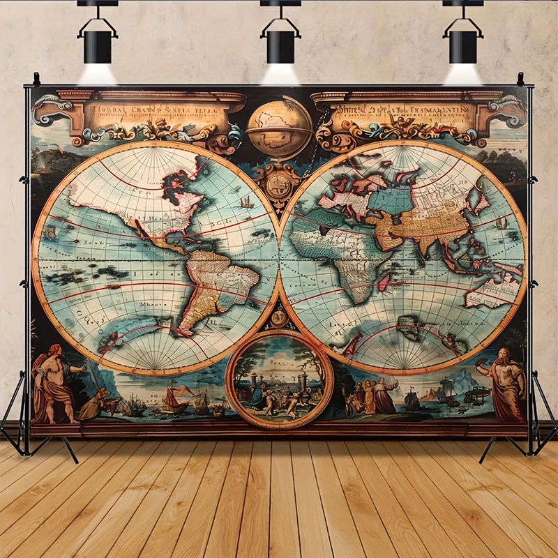 1 vintage nautical adventure b - Hunting Outdoor Background 评论和价格