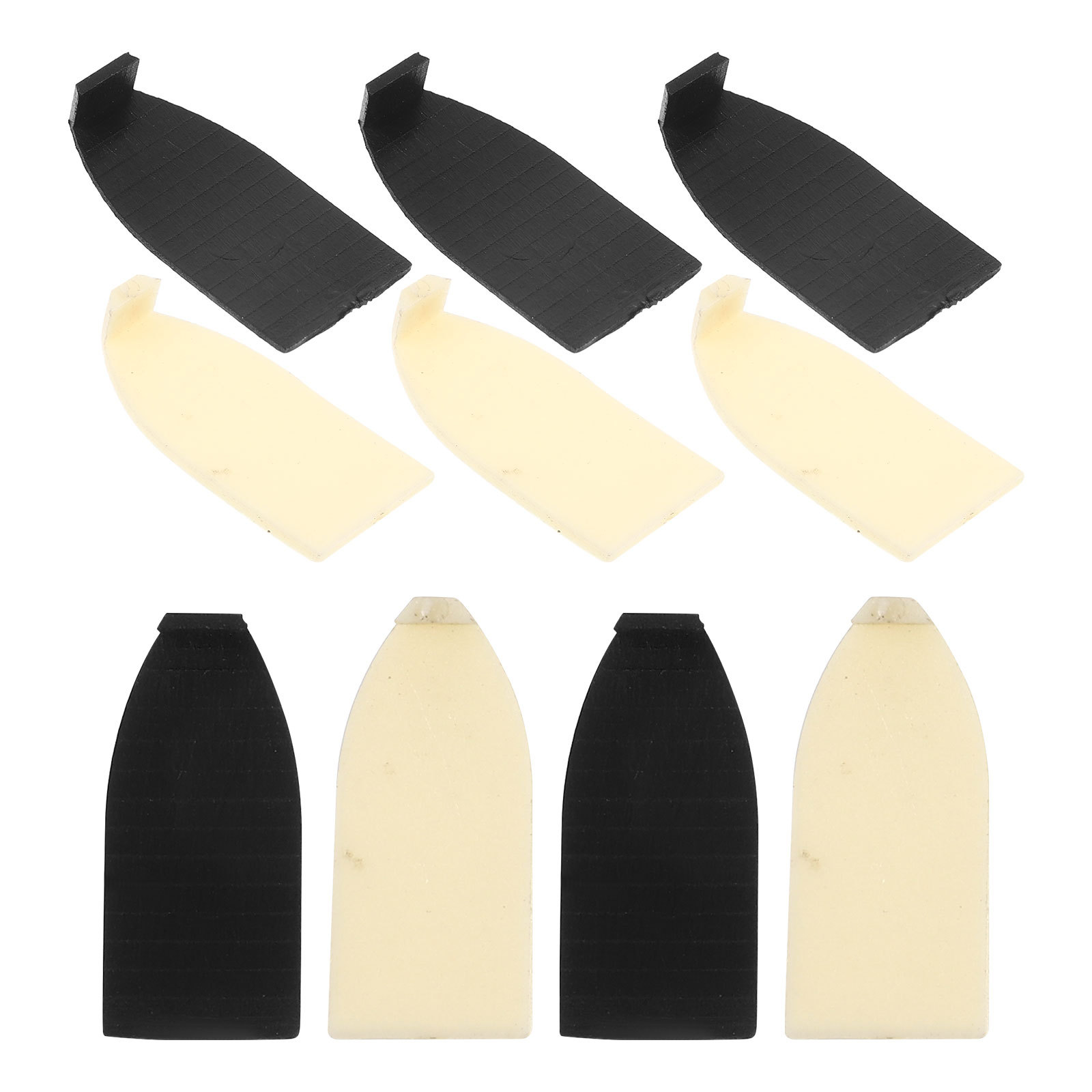 10Pcs Violin Bow Pads Plastic  - Bow Stringer Tool 评论和价格