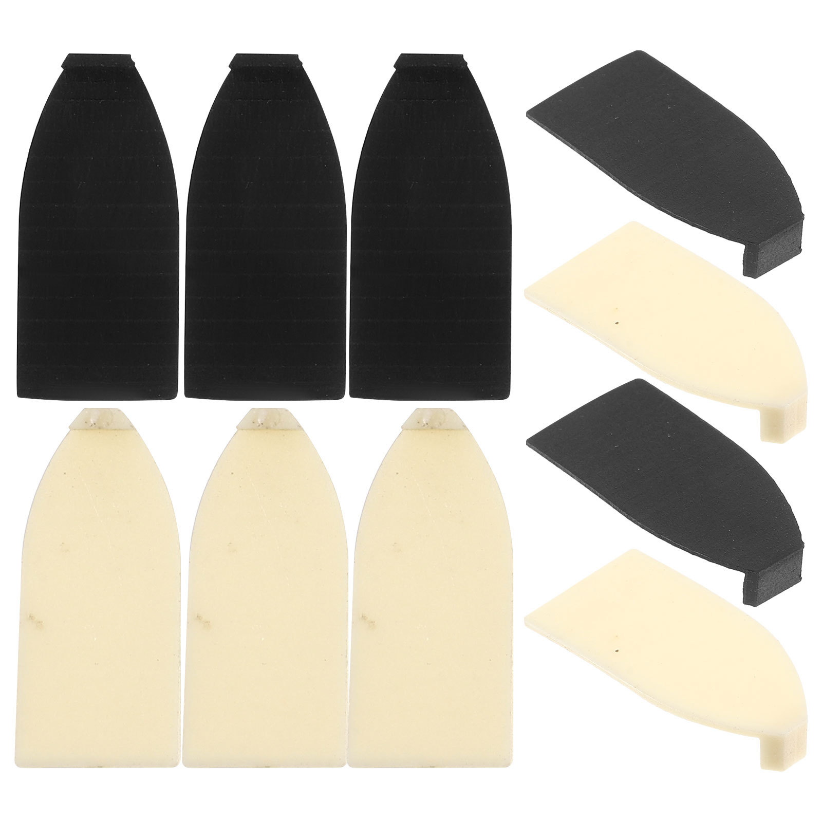 10Pcs Violin Bow Pads Plastic  - Bow Stringer Tool 评论和价格