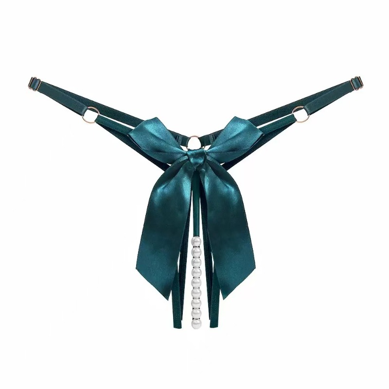 Sexy Lingerie Women Lace Beade - Bow Stringer Tool 评论和价格