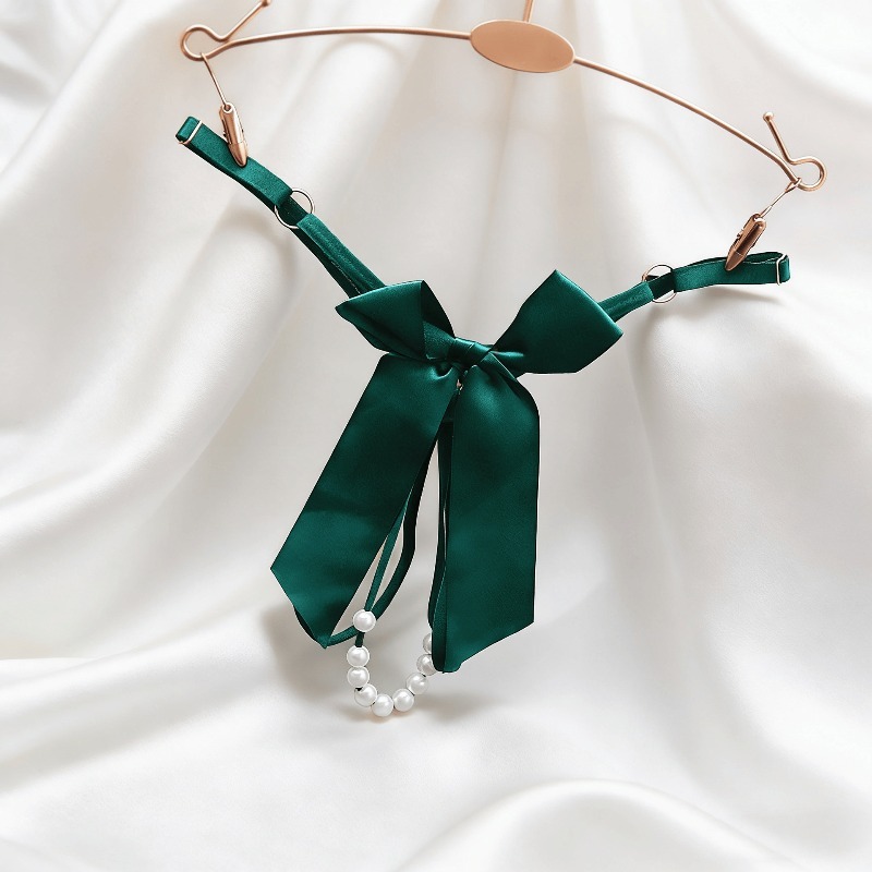 Sexy Lingerie Women Lace Beade - Bow Stringer Tool 评论和价格