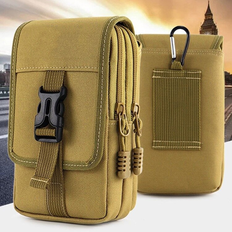 EDC Molle Bag Purse Double Lay - Outdoor Hunting Packs 评论和价格