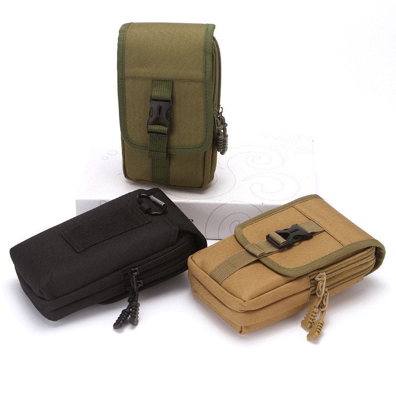 EDC Molle Bag Purse Double Lay - Outdoor Hunting Packs 评论和价格