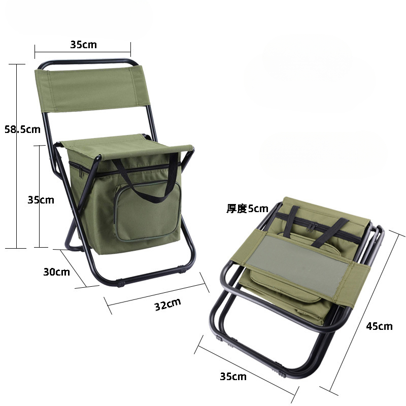 2 in 1 Folding Fishing Chair B - Hunting And Fishing Outdoor Chairs 评论和价格