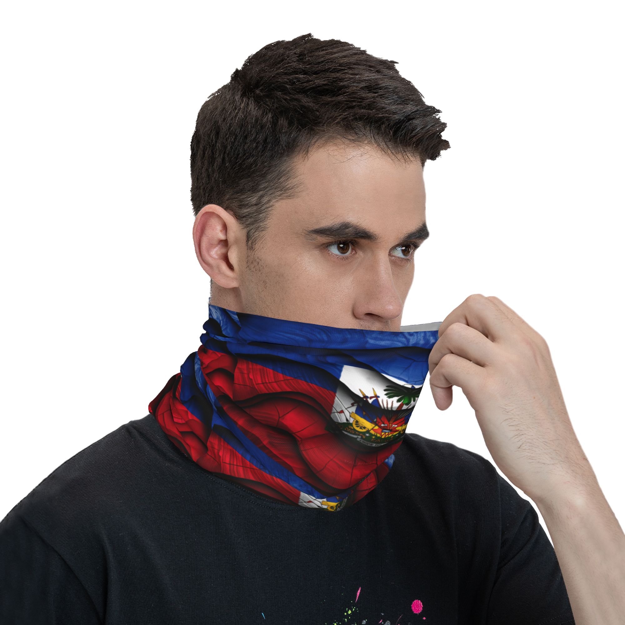 Haiti Flag Balaclava  Hunting  - Outdoor Hunting Prints 评论和价格