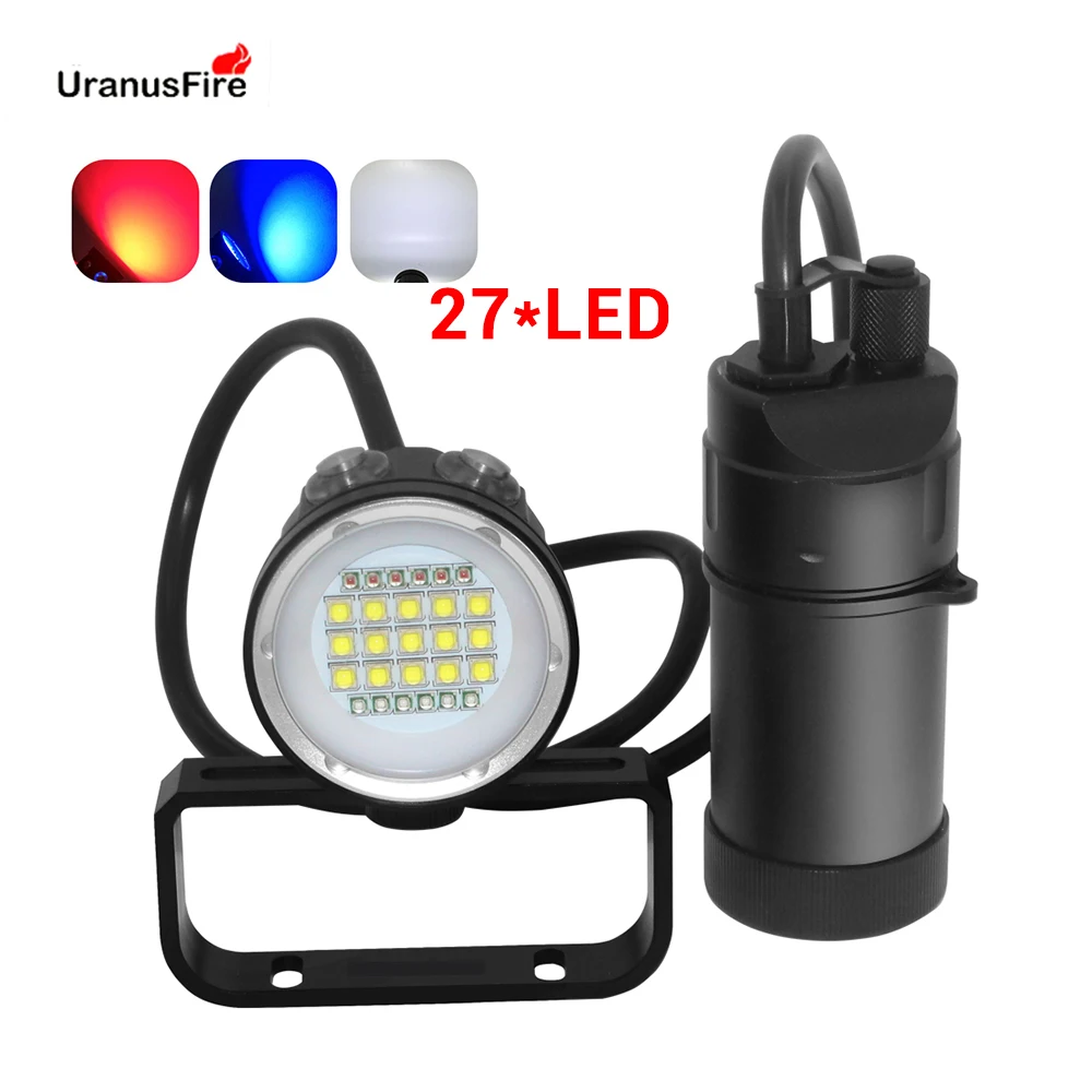 27 LED Canister Diving Video L - Fire Starter Waterproof 评论和价格