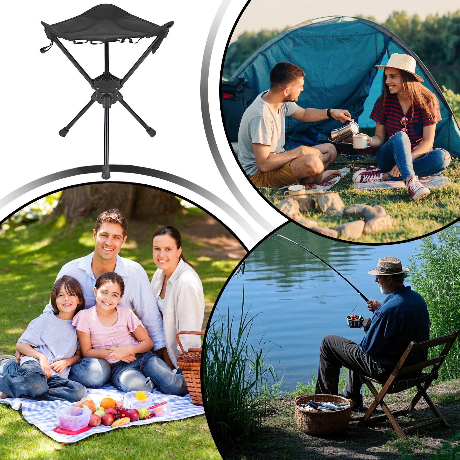 Portable Folding Swivel Campin - Hunting And Fishing Outdoor Chairs 评论和价格