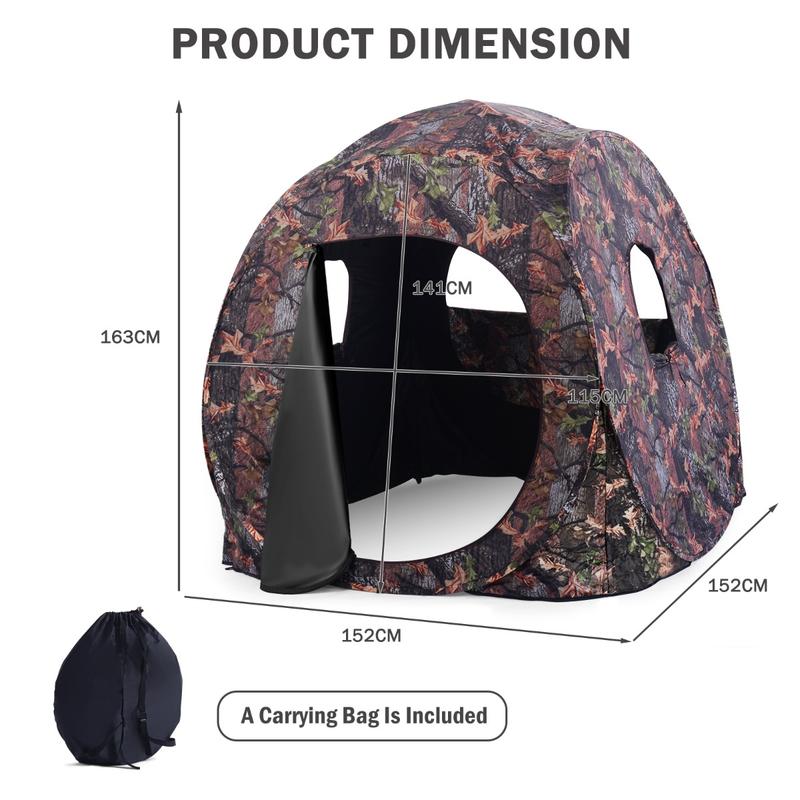 3 Person Pop Up Hunting Tent,  - Hunting & Outdoor As 评论和价格