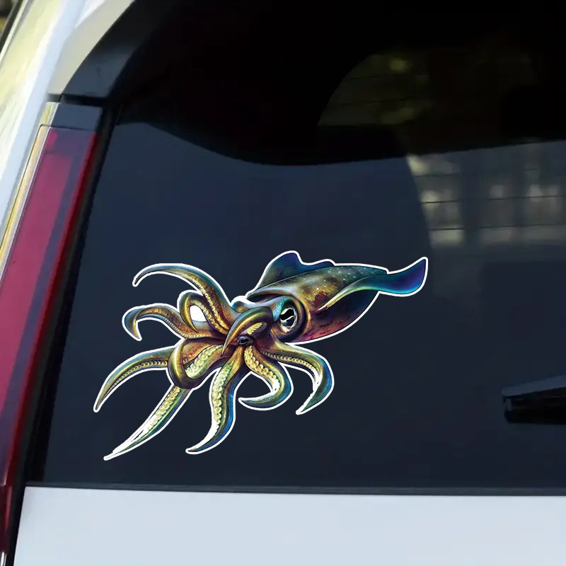 J518# Cartoon Car Sticker Squi - Hunting Outdoor Decor 评论和价格