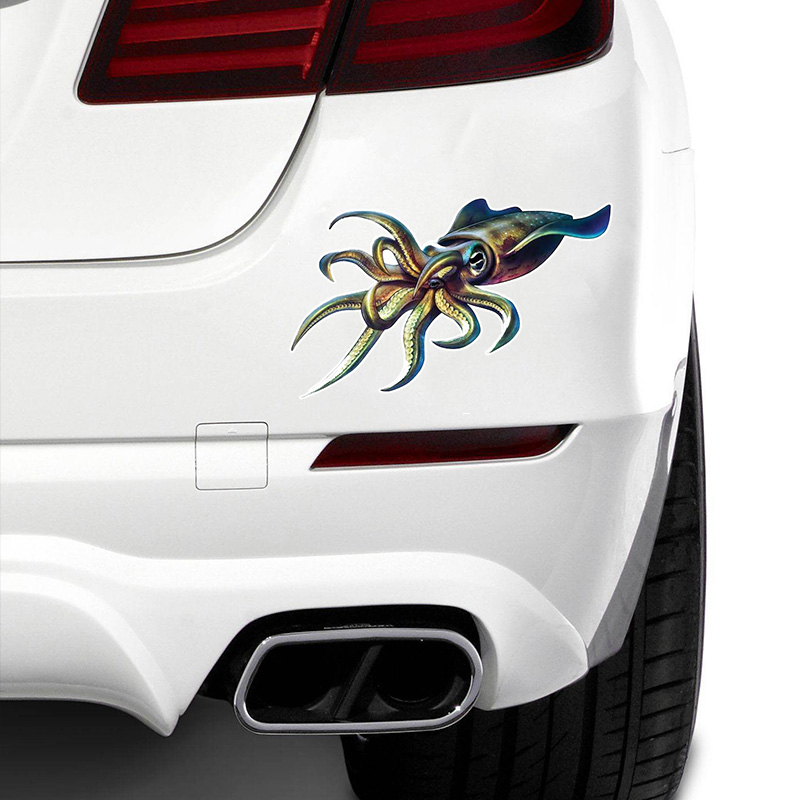 J518# Cartoon Car Sticker Squi - Hunting Outdoor Decor 评论和价格