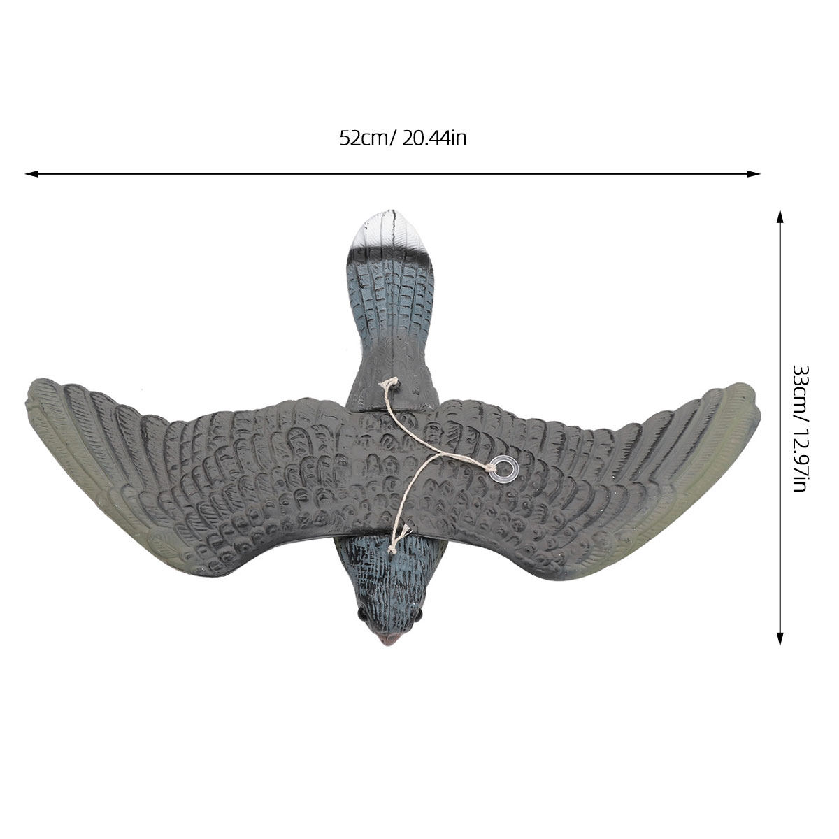 1Pcs Lifelike Plastic Bird Scu - Hunting Outdoor Decor 评论和价格