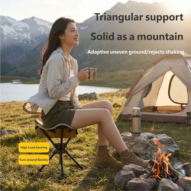 360° Swivel Outdoor Camping St - Hunting And Fishing Outdoor Chairs 评论和价格