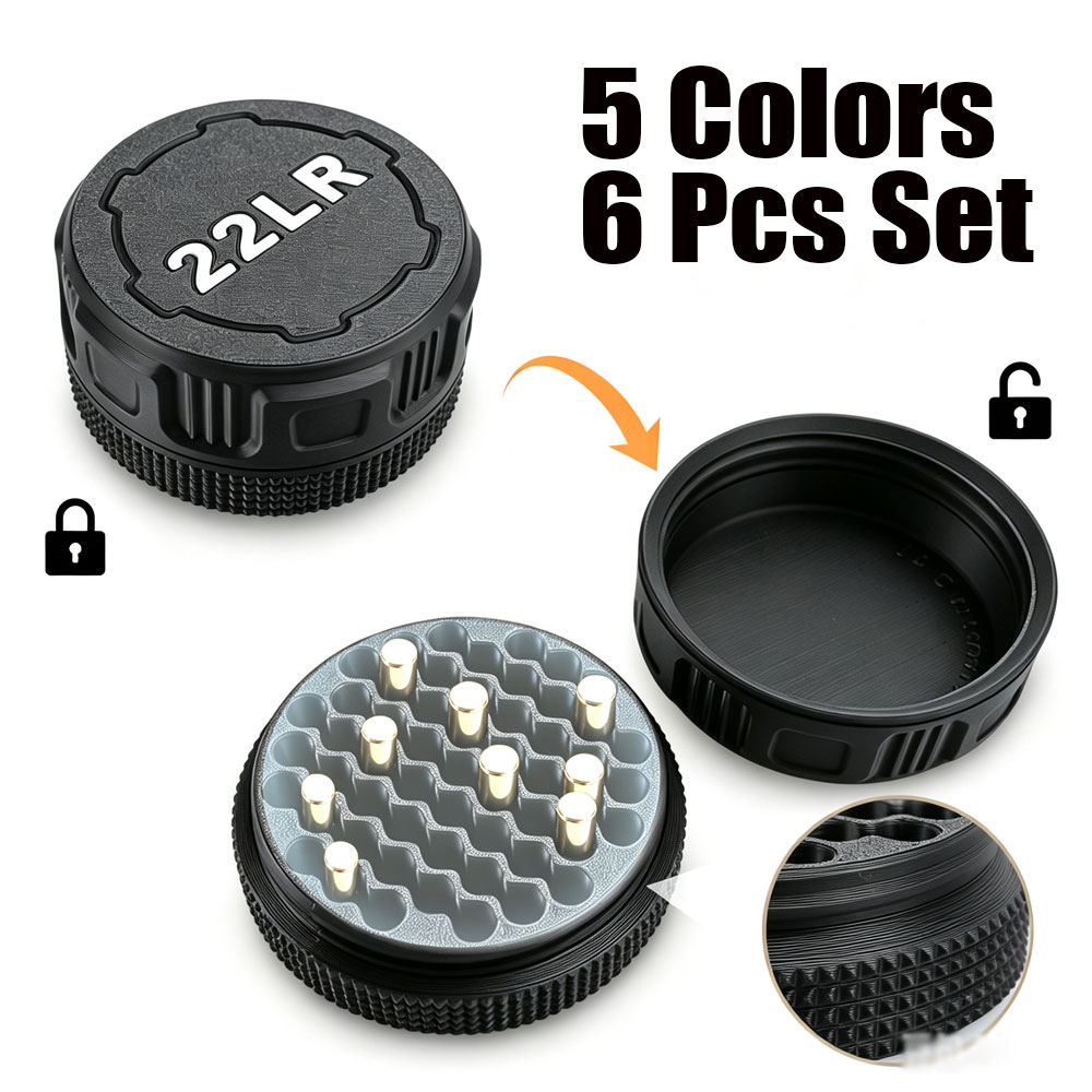 6Pcs Ammo Storage Box .22LR 55 - Hunting & Outdoor As 评论和价格