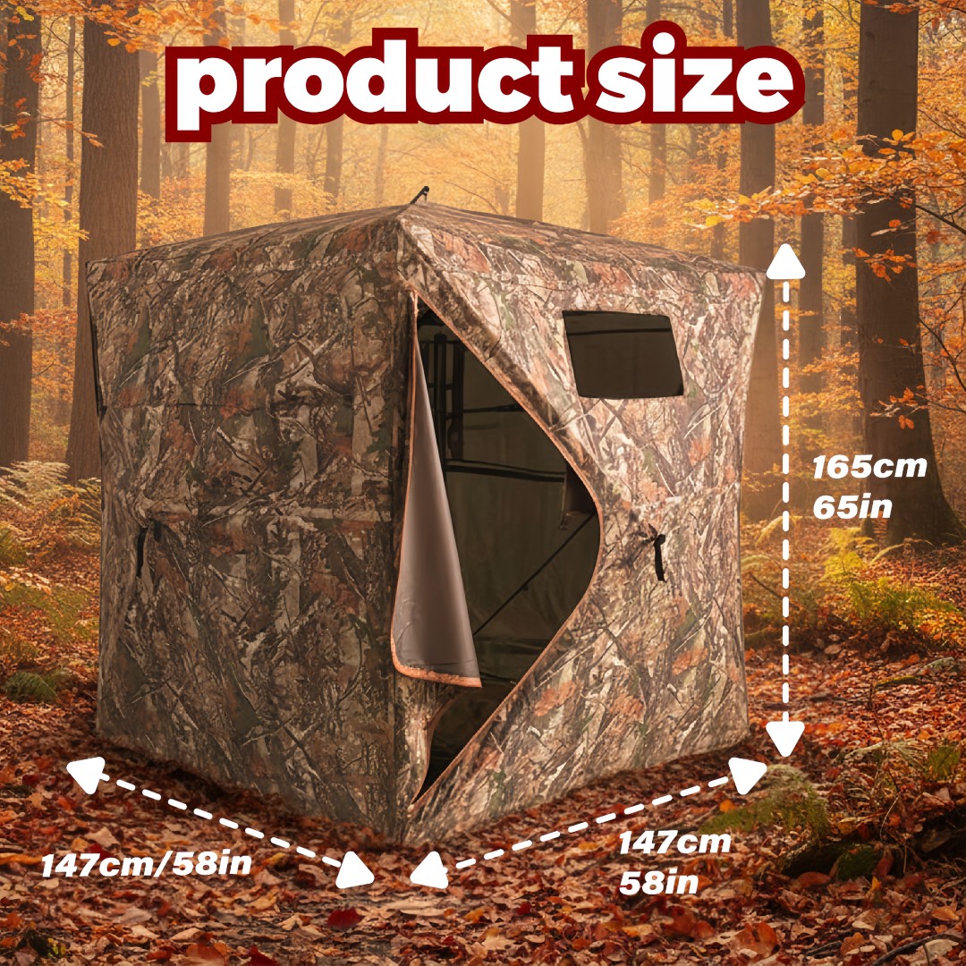Camouflage Pop-Up Hunting Blin - Hunting & Outdoor As 评论和价格