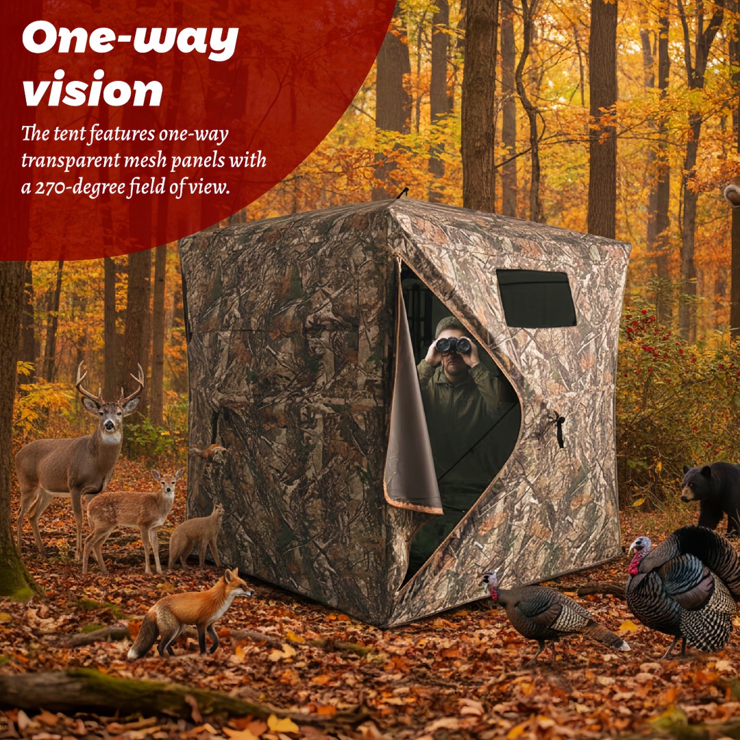 Camouflage Pop-Up Hunting Blin - Hunting & Outdoor As 评论和价格