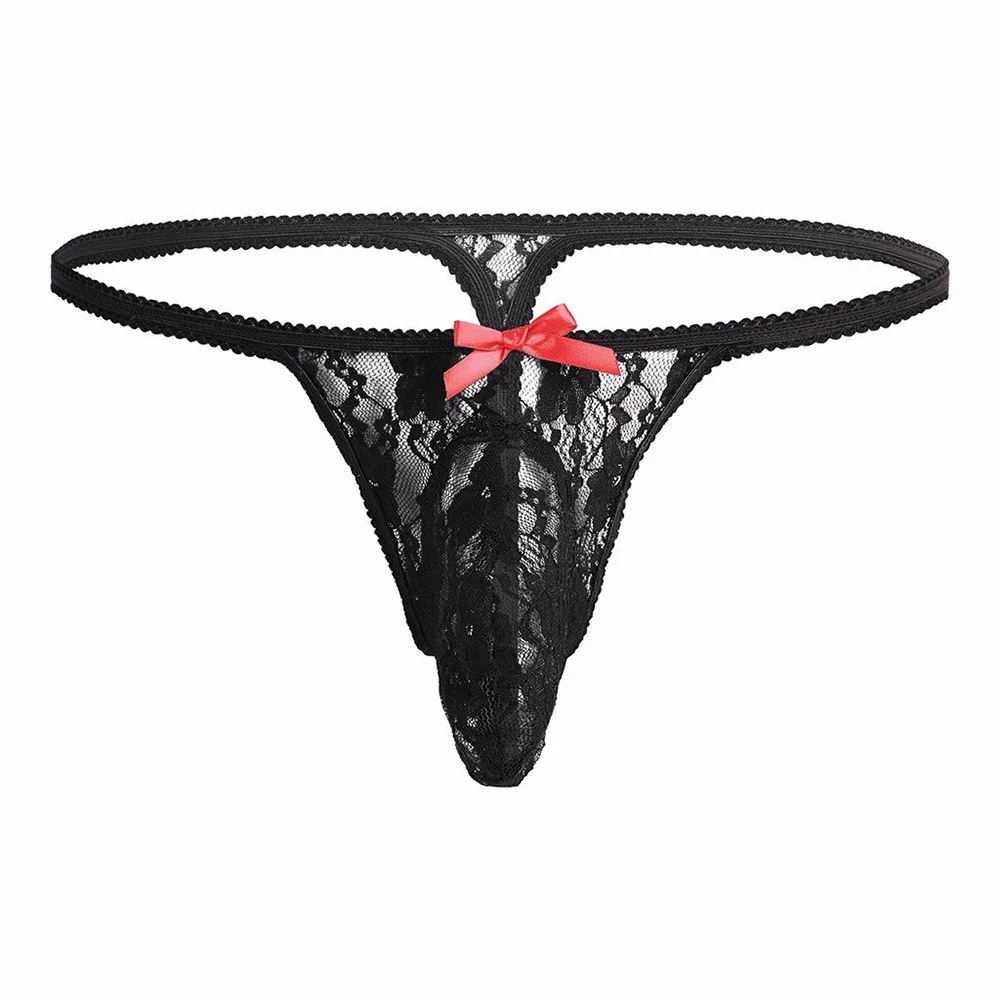Men‘s Thong Sexy Panties Mesh  - Bow Stringer Tool 评论和价格