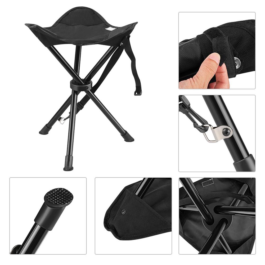 Portable Tripod Stool Folding  - Hunting And Fishing Outdoor Chairs 评论和价格
