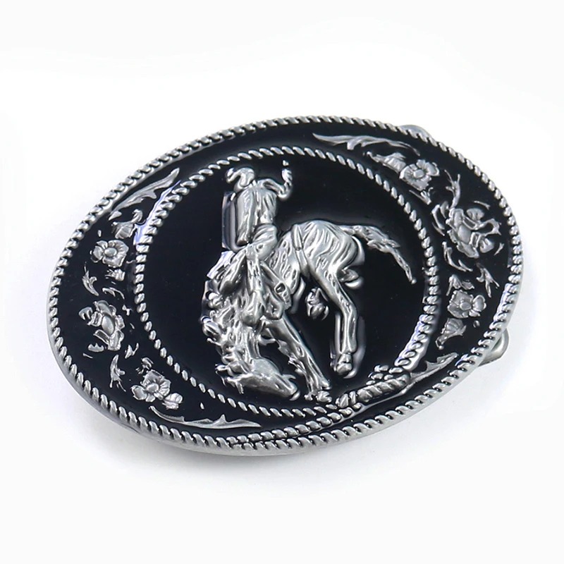 Black Ellipse Belt Buckle Stai - Hunting Outdoor Decor 评论和价格